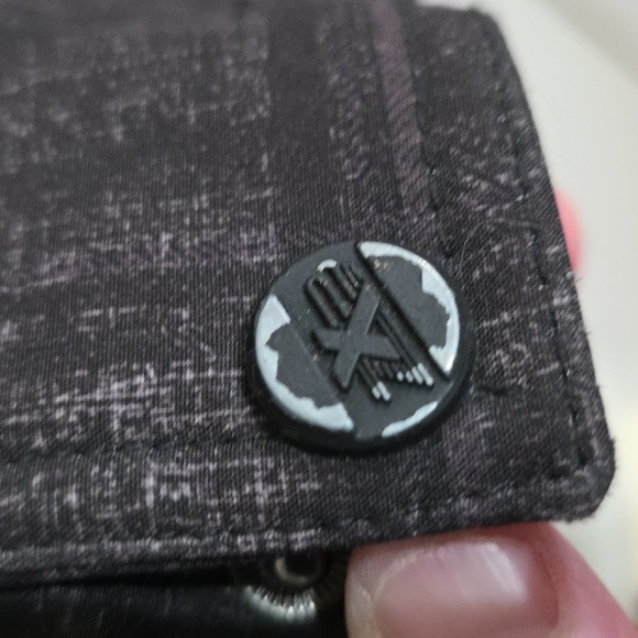 ZXBLK Label Mens Jacket Coat Black Removable Hood Zips Pockets Sz L GUC **READ** - Picture 9 of 16